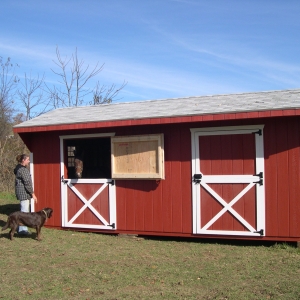 Run-in Shed